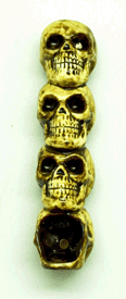 Wacky Bowlz Skulls Ceramic Pipe